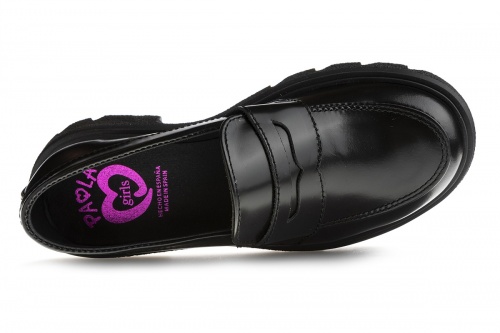 Туфли PAOLA для девочки, черные фото 3