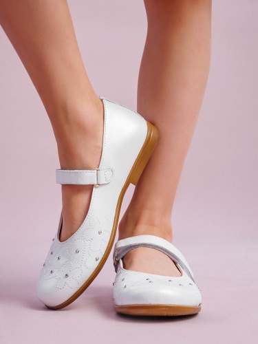 Туфли PABLOSKY для девочки, белые фото 4